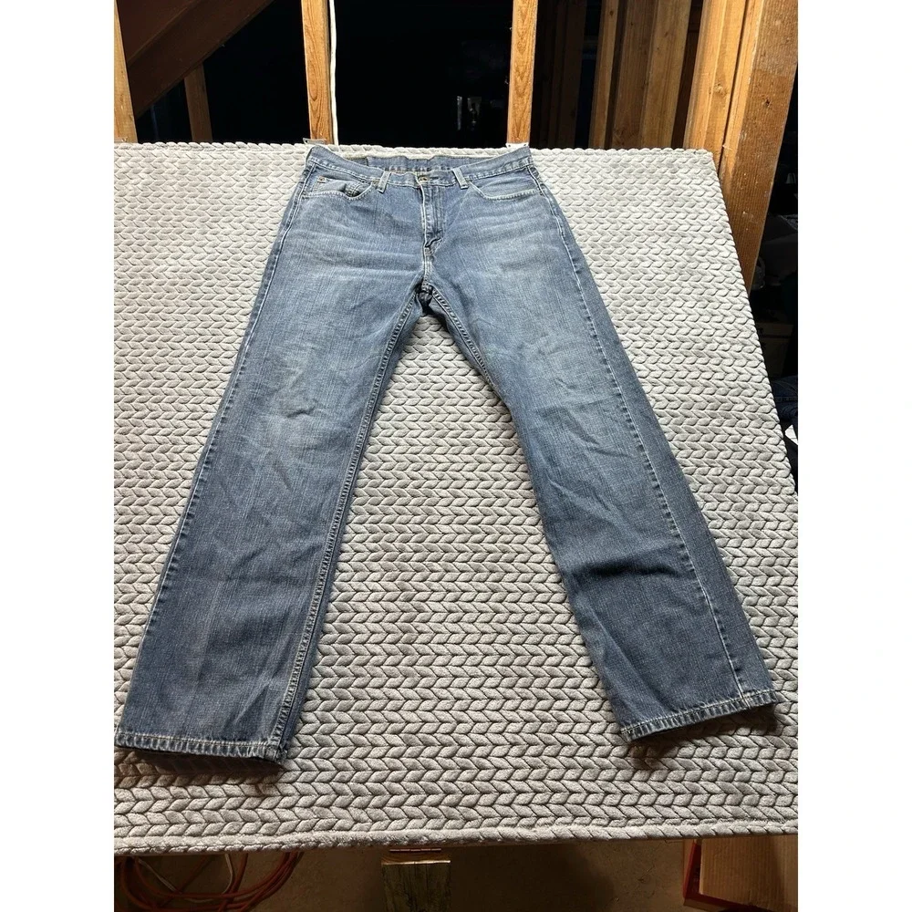 Levi's 569 Loose Straight Jeans Mens 34x34 Blue Denim Relaxed Skate Grunge Relax
